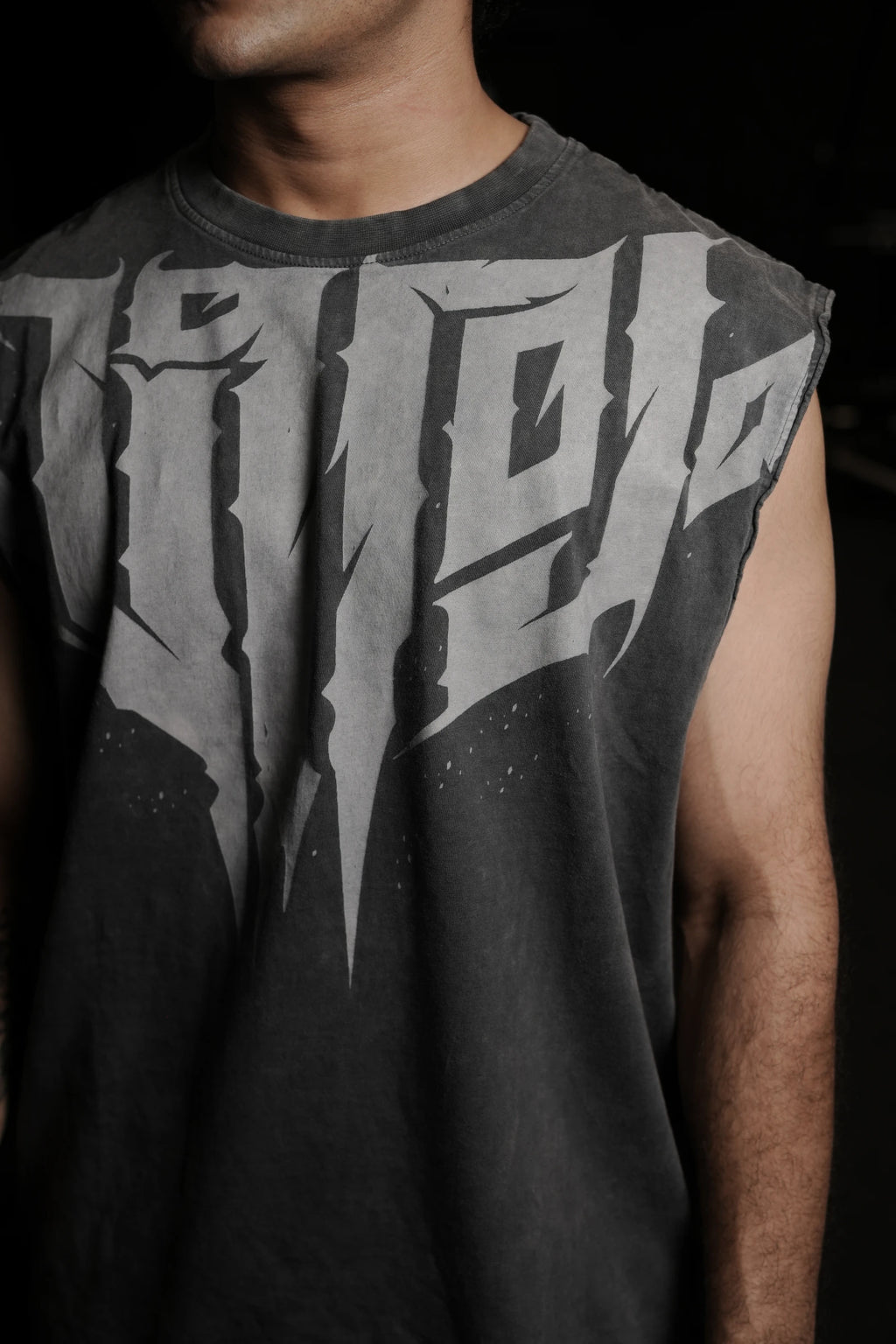 Veeryam Ember Oversized Tank - Grey