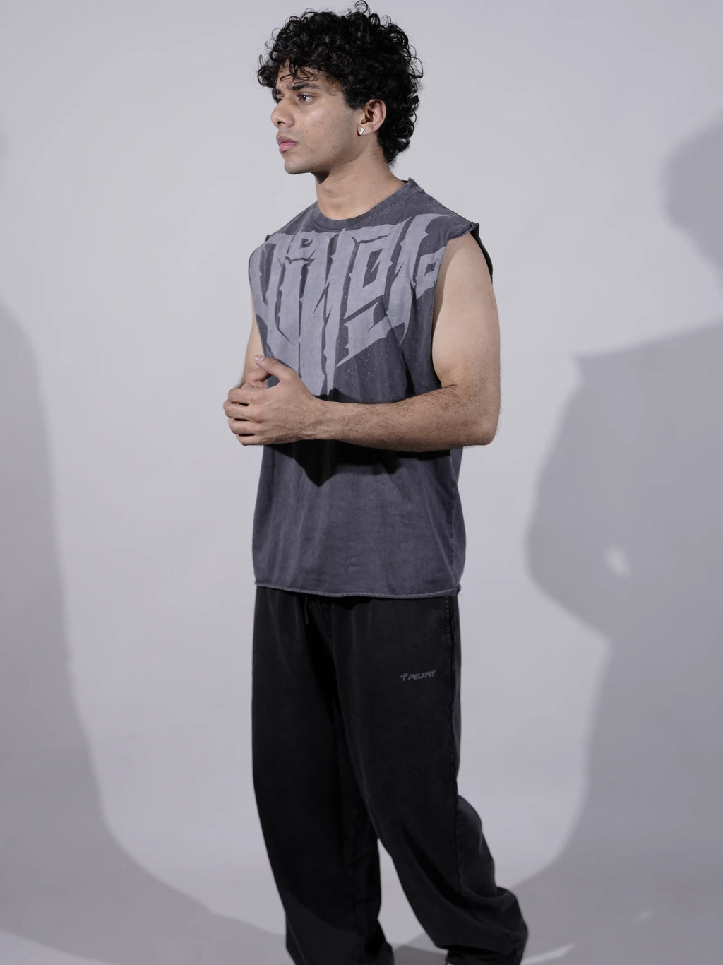 Veeryam Ember Oversized Tank - Grey