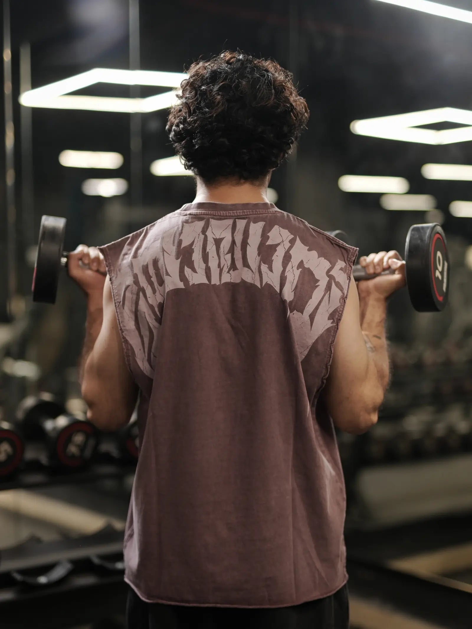 Yodhavu Ember Oversized Tank - Brown