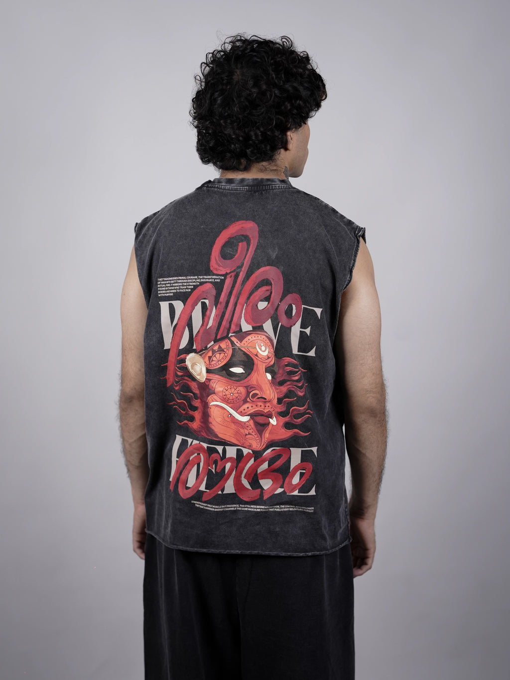 Theyyam Forge Oversized Tank - Black