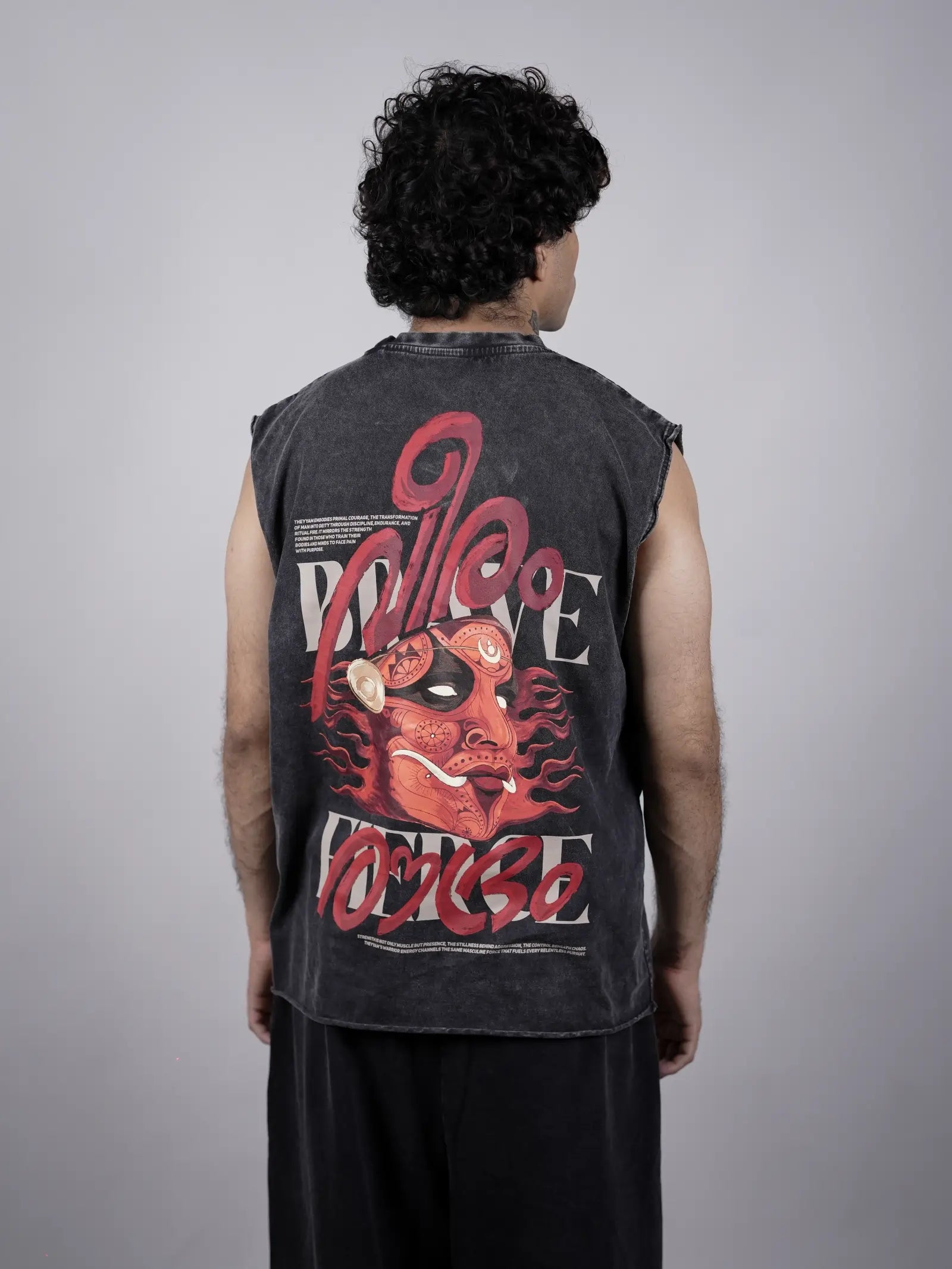 Theyyam Forge Oversized Tank - Black