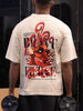 Theyyam Forge Oversized Tee - Beige