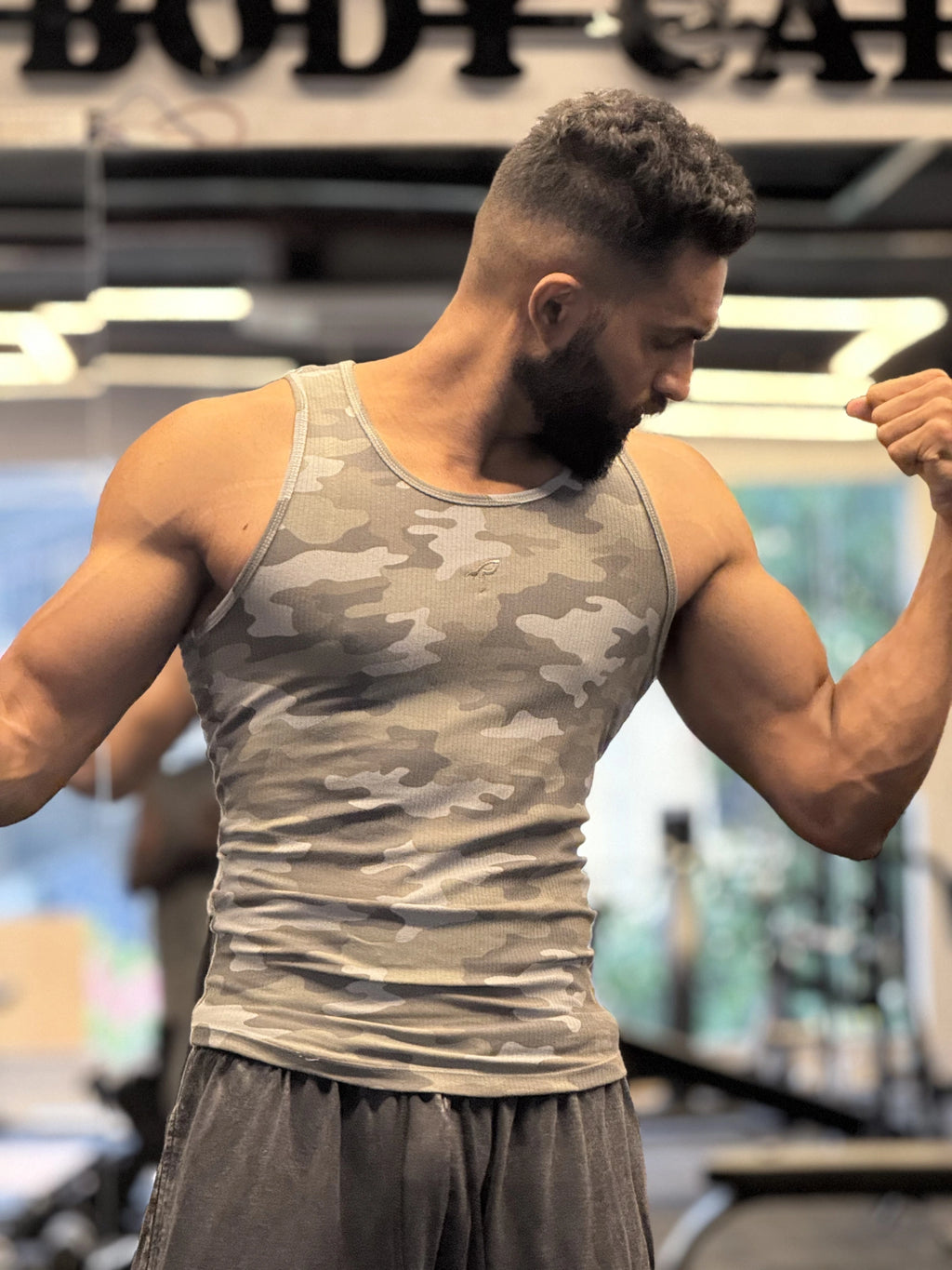 Essential Ribbed Vest - Camo Edition