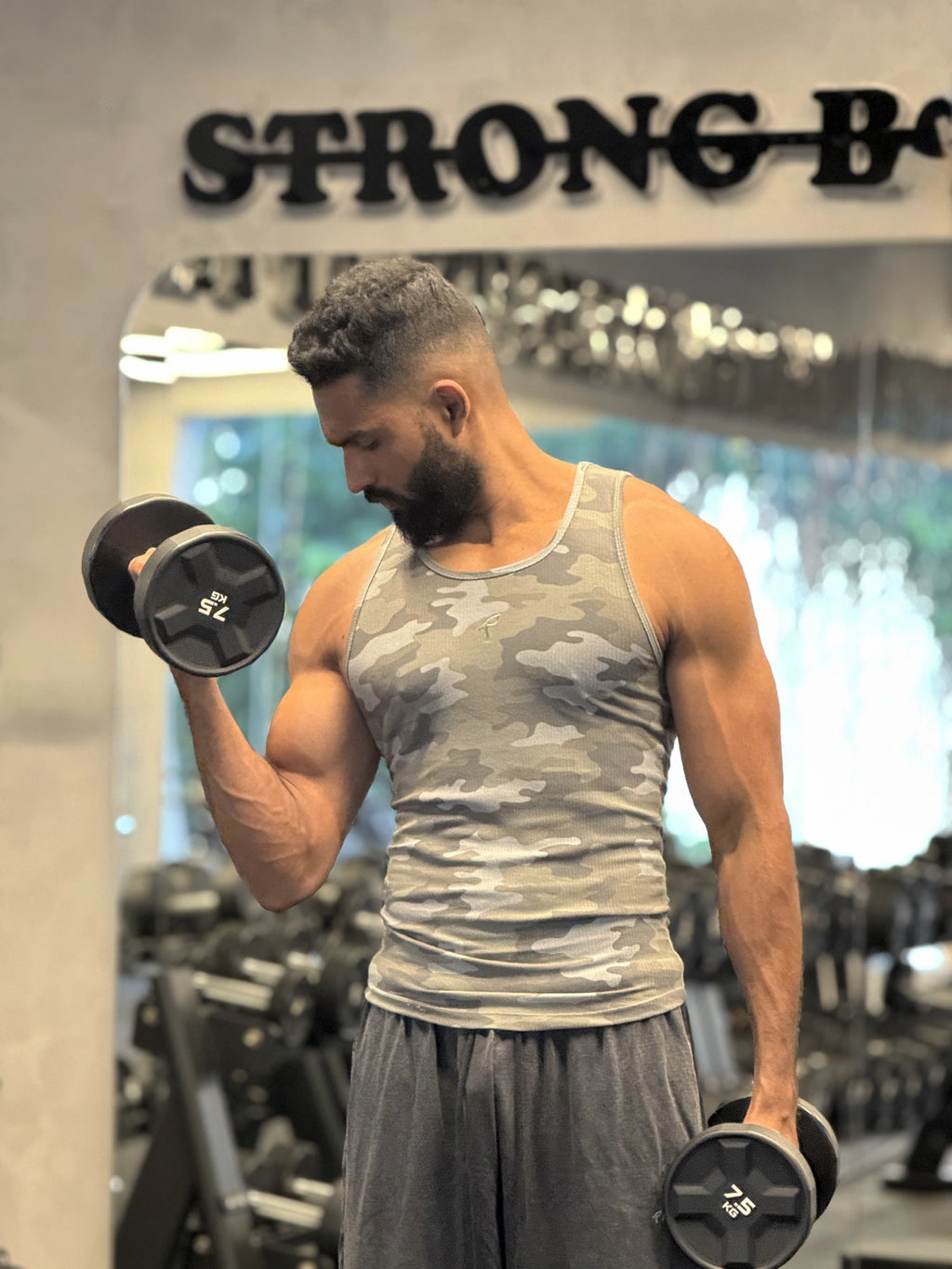 Essential Ribbed Vest - Camo Edition