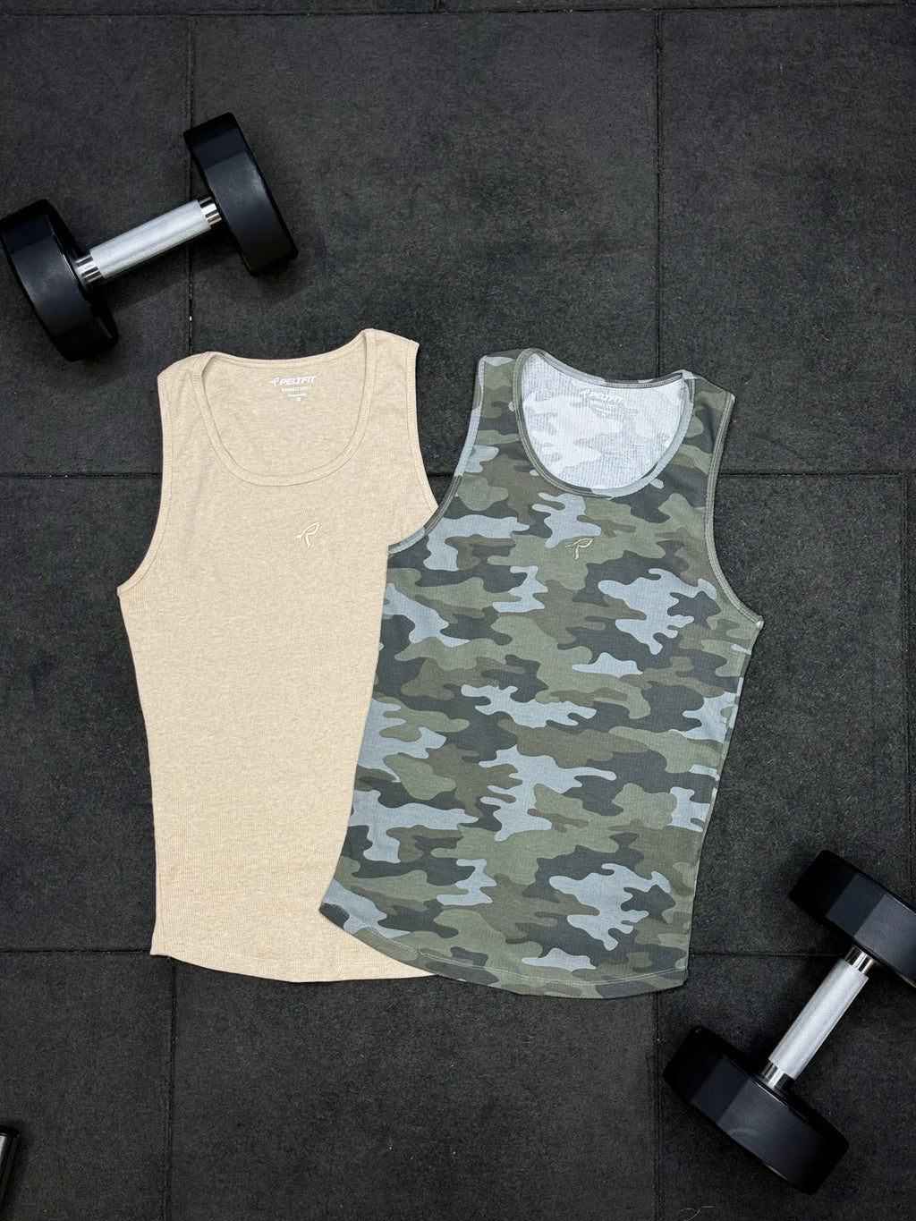 Essential Duo Vests (Beige/Camo)
