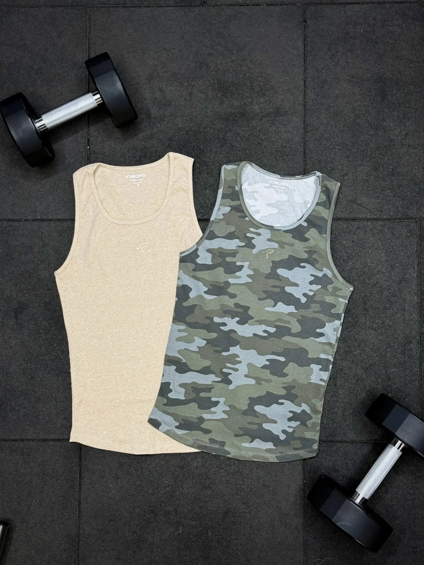 Essential Duo Vests (Beige/Camo)