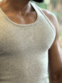 Essential Ribbed Vest - Grey