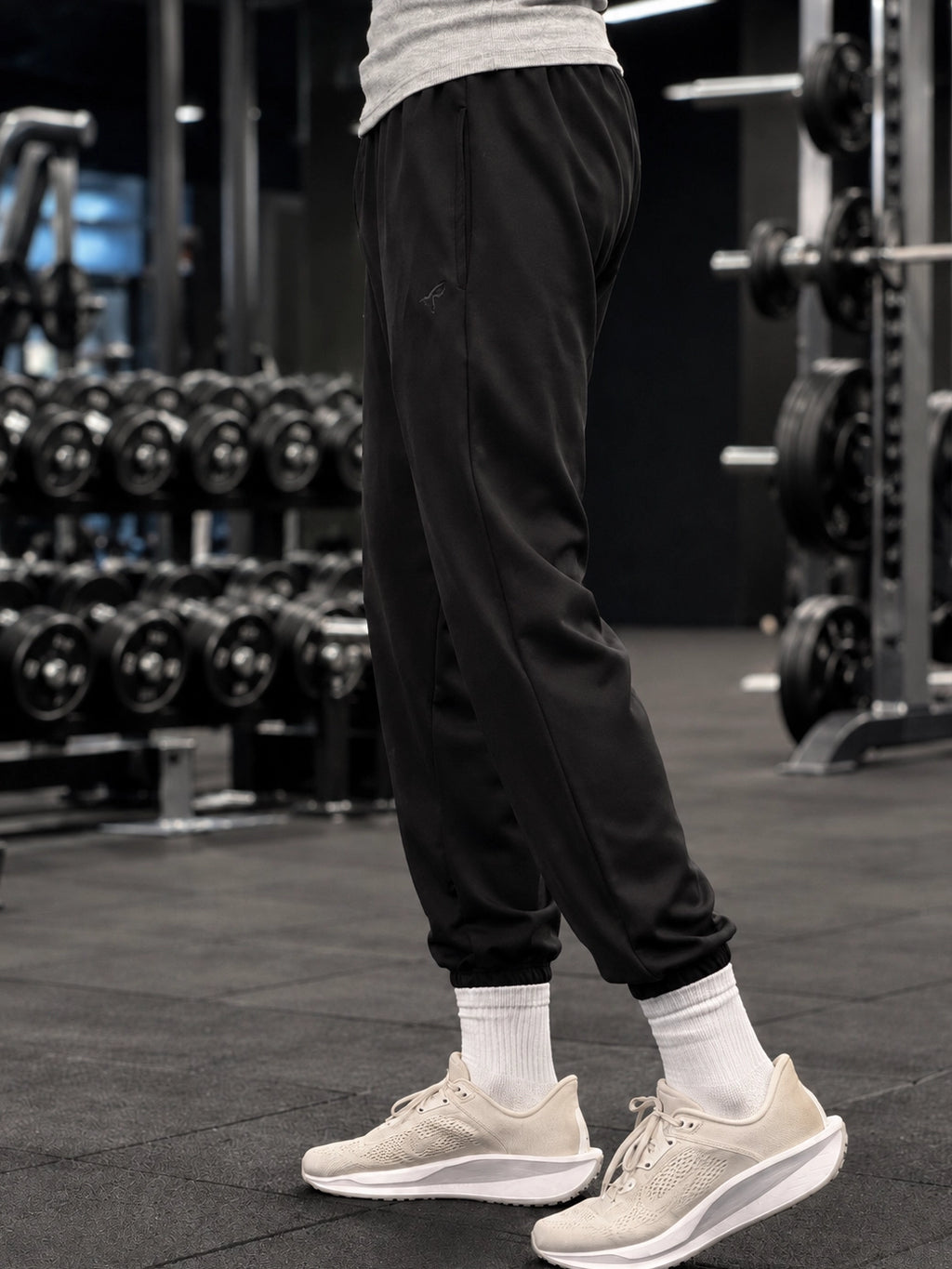 Premium Cuffed Joggers - Black