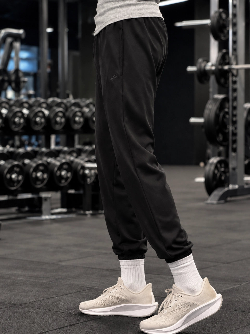 Premium Cuffed Joggers - Black