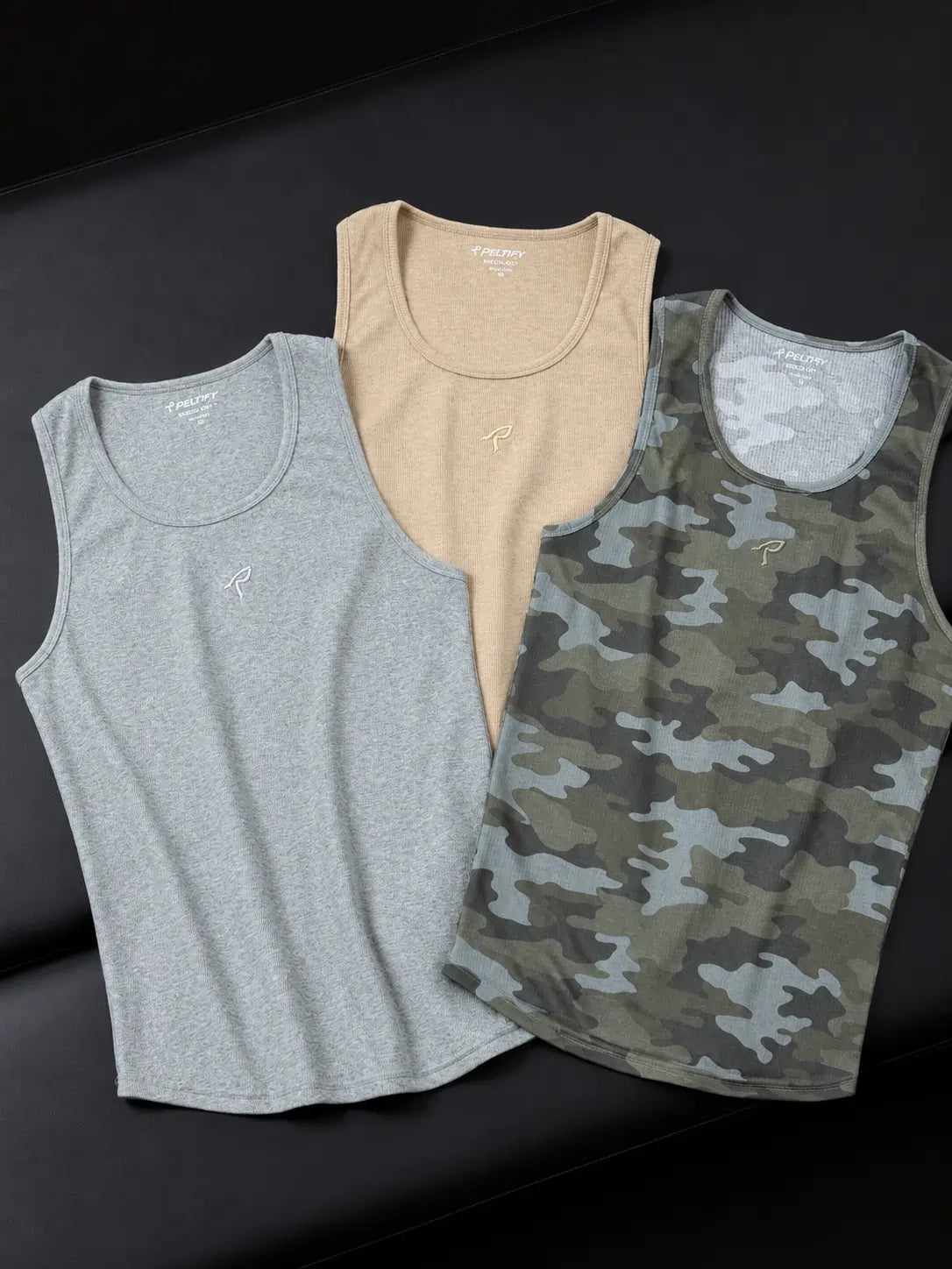 Ribbed Vests (Pack of 3)