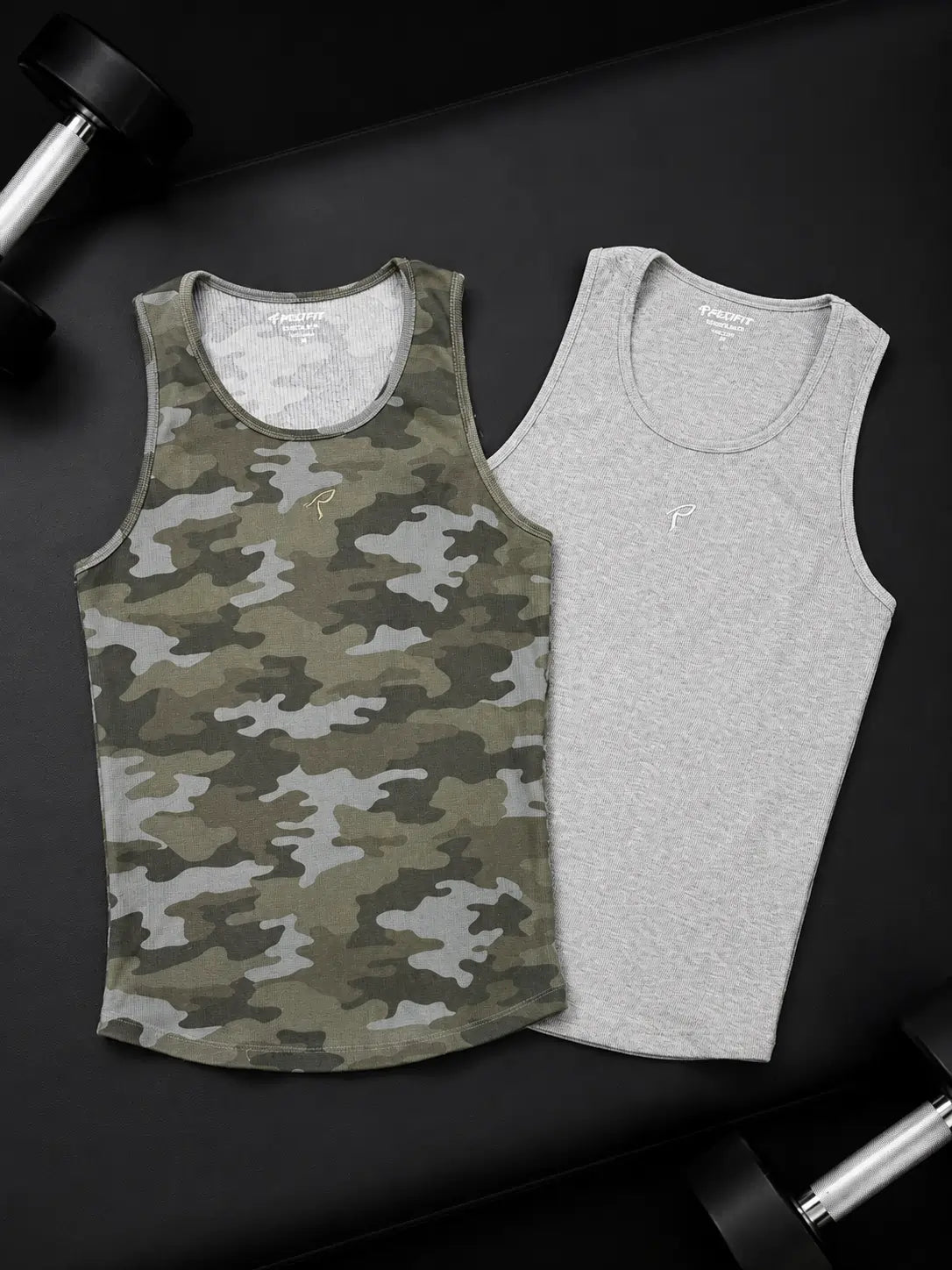 Essential Duo Vests (Grey/Camo)