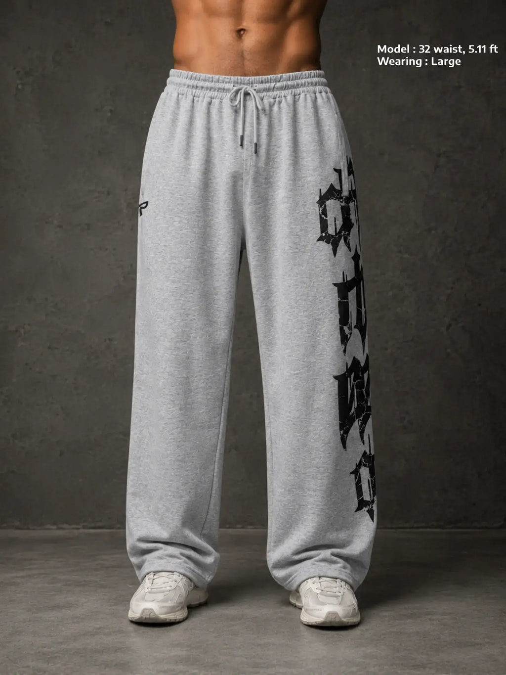 Karmam Legacy Baggy Pants - Grey Melange
