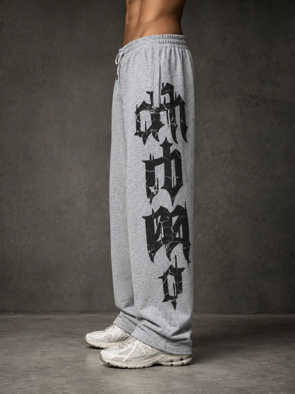 Karmam Legacy Baggy Pants - Grey Melange