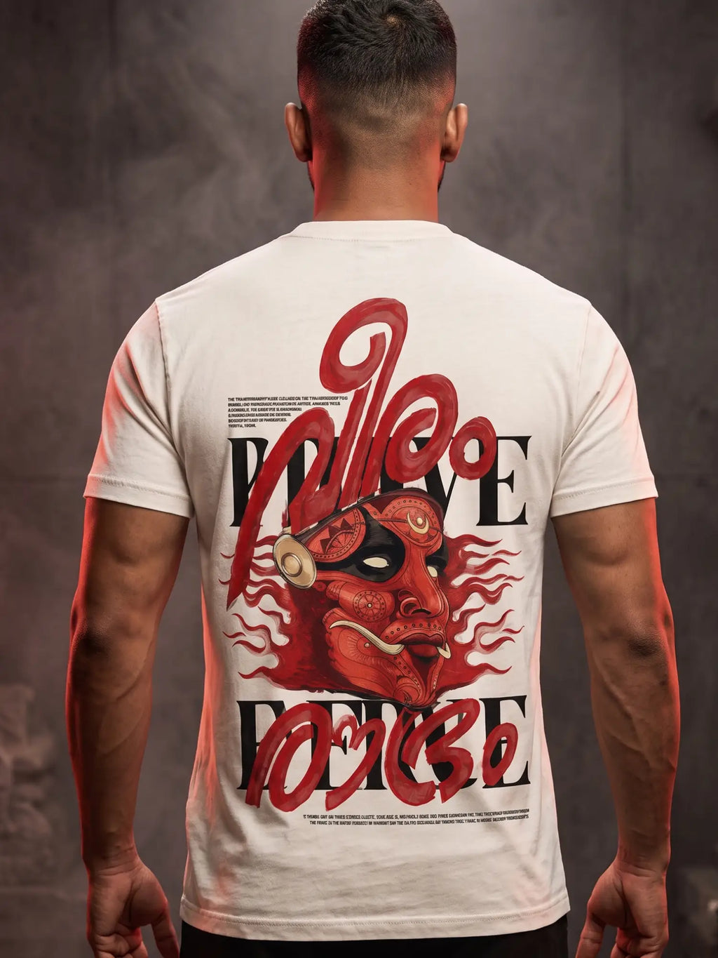 Theyyam Forge Physique Tee - Beige