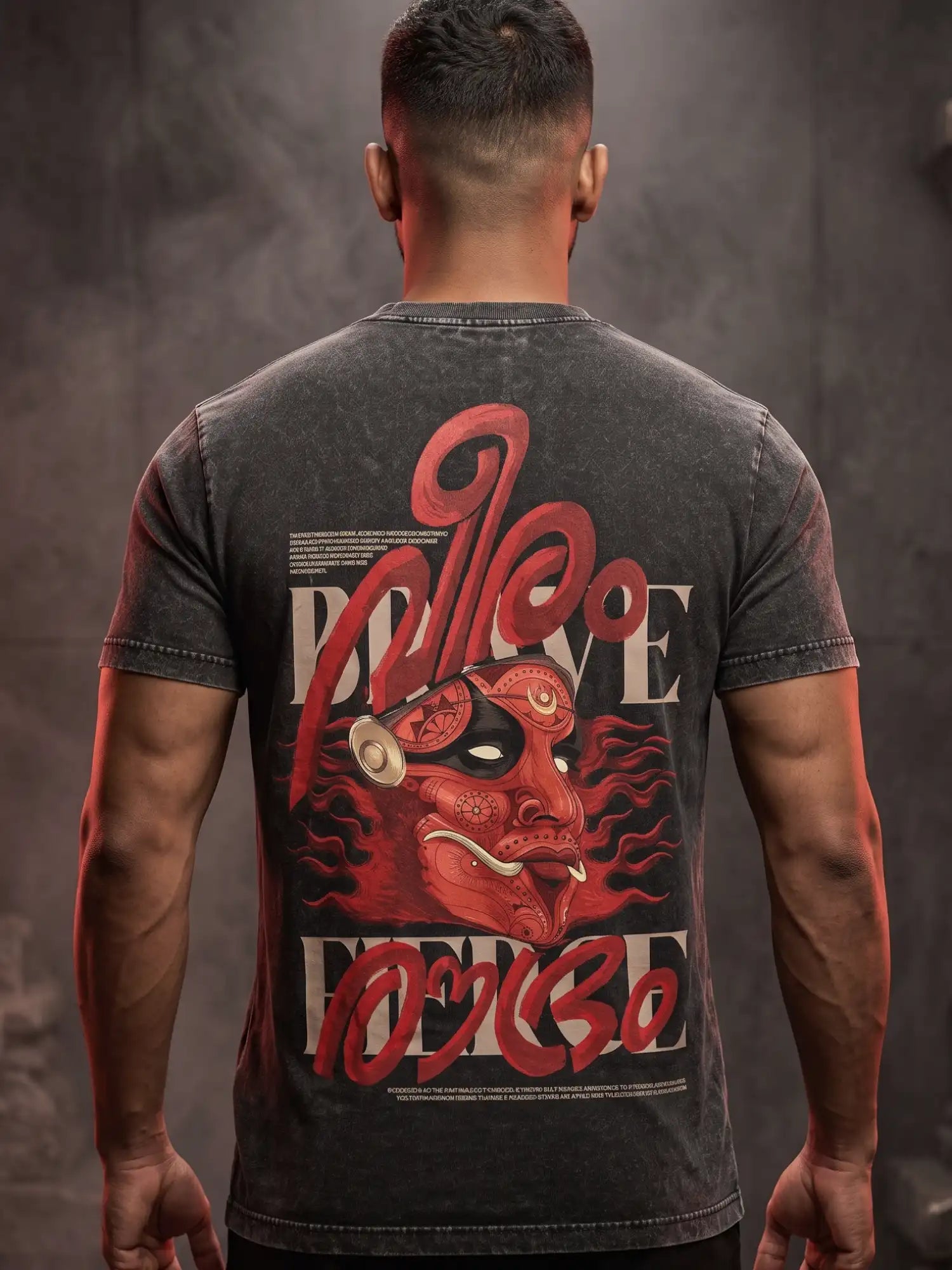 Theyyam Forge Physique Tee - Black