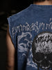 The Unyielding Oversized Tank - Washed Blue