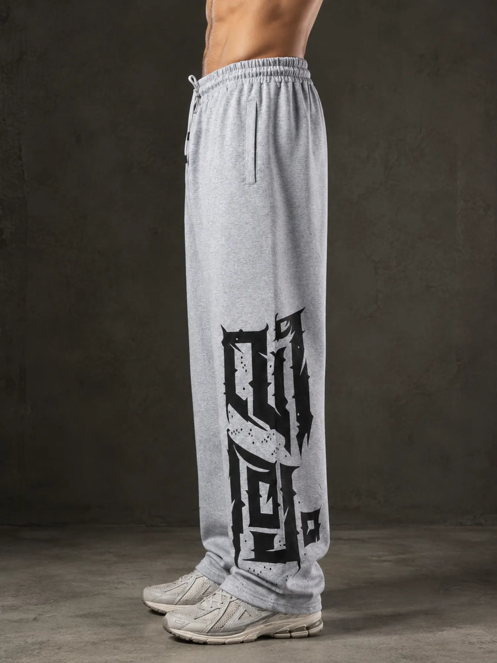 Veeryam Ember Baggy Pants – Grey Melange